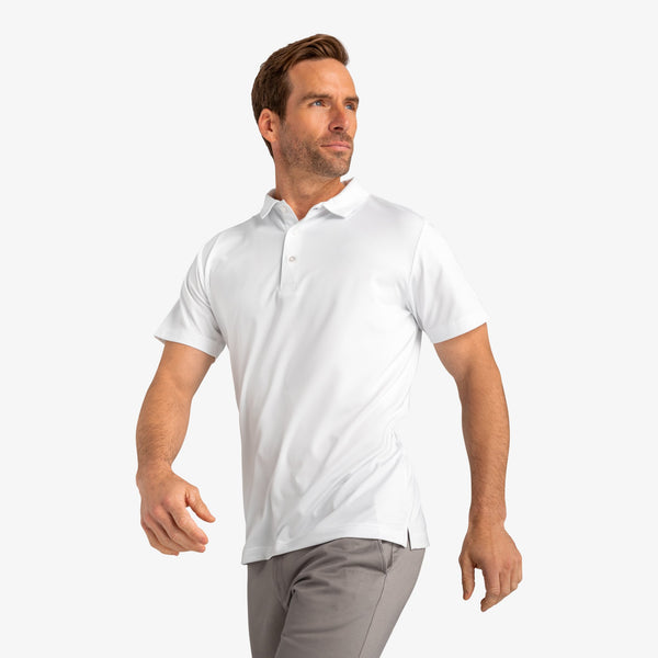 Phil Mickelson Golf Polo - White, lifestyle/model photo
