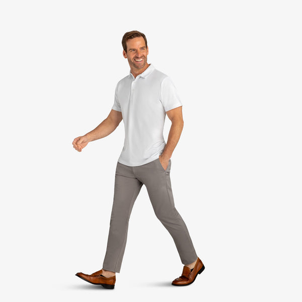 Phil Mickelson Golf Polo - White, lifestyle/model photo