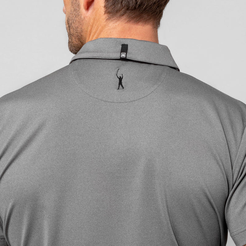 Phil Mickelson Golf Polo - Charcoal Heather, lifestyle/model