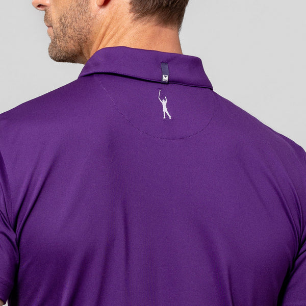Phil Mickelson Golf Polo - Purple, lifestyle/model photo