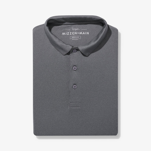 Phil Mickelson Golf Polo - Charcoal Heather, featured product shot