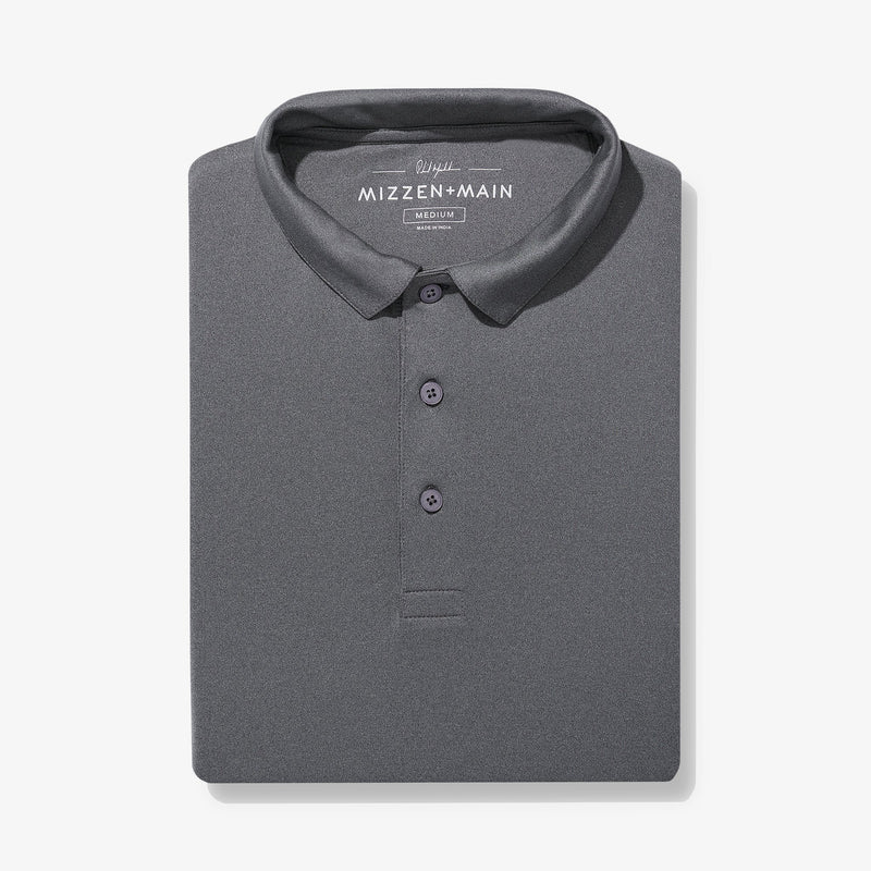 Phil Mickelson Golf Polo - Charcoal Heather, featured product shot