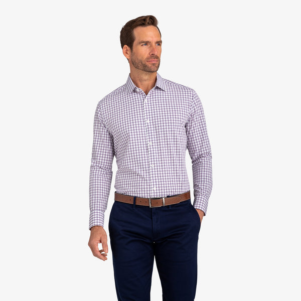 Radley - Navy Red Window Pane, lifestyle/model photo