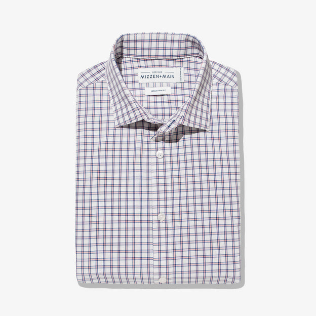 Navy Red Window Pane Product