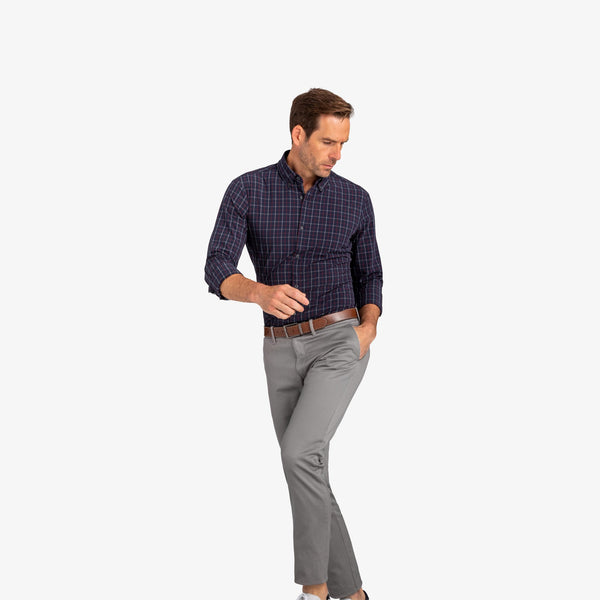 Redding - Black Red White Check, lifestyle/model photo