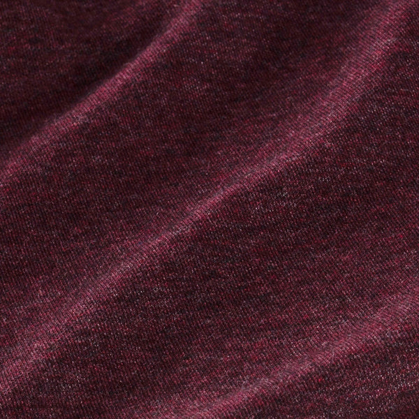Rivington - Merlot Heather, fabric swatch closeup