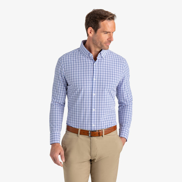 Robbins - Blue Multi Plaid, lifestyle/model photo