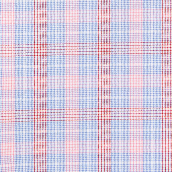 Sherman - Red Multi Plaid, fabric swatch closeup