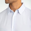 Mizzen+Main Dress Shirt - Light Blue Mini Check, lifestyle/model photo