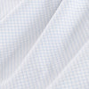 Mizzen+Main Dress Shirt - Light Blue Mini Check, fabric swatch closeup