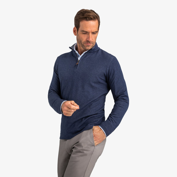 Stanton - Navy Heathered, lifestyle/model photo