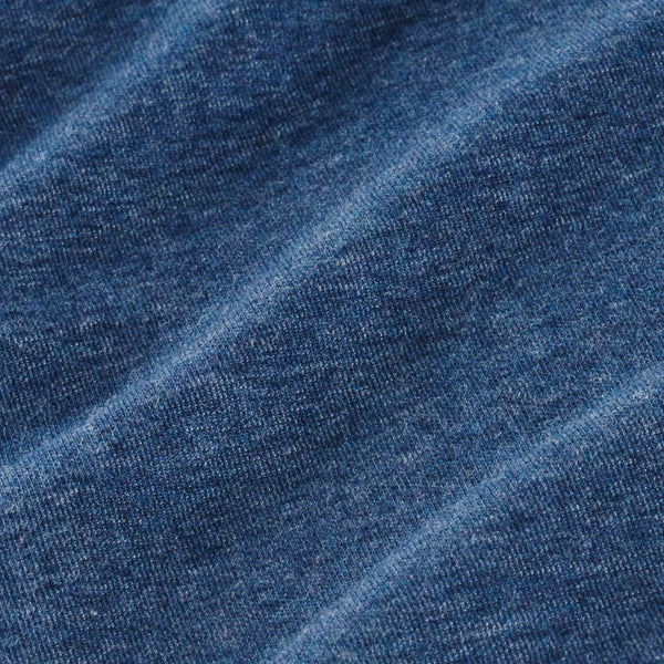 Stanton - Navy Heathered, fabric swatch closeup