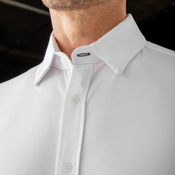 Stockton - White Solid, lifestyle/model photo