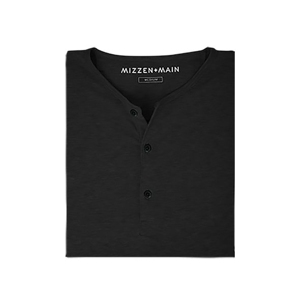 Stoneport - Characoal Henley, featured product shot