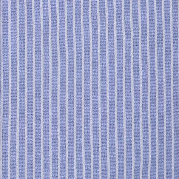 Underwood - Blue White Pinstripe, fabric swatch closeup