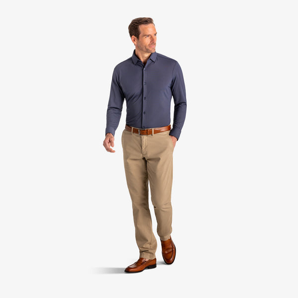 Woolworth - Navy Knit, lifestyle/model photo