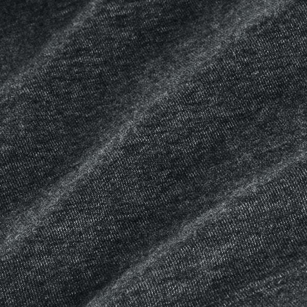 Wooster - Charcoal Heathered, fabric swatch closeup
