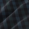 Worthing - Black Green Blue Large Check, fabric swatch closeup