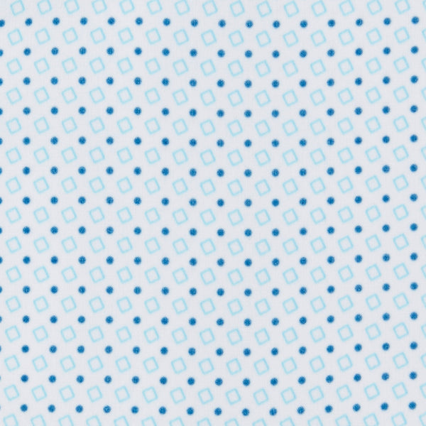 Burton - Light Blue Print, fabric swatch closeup