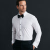 Connery - Solid White Tux Shirt, lifestyle/model photo