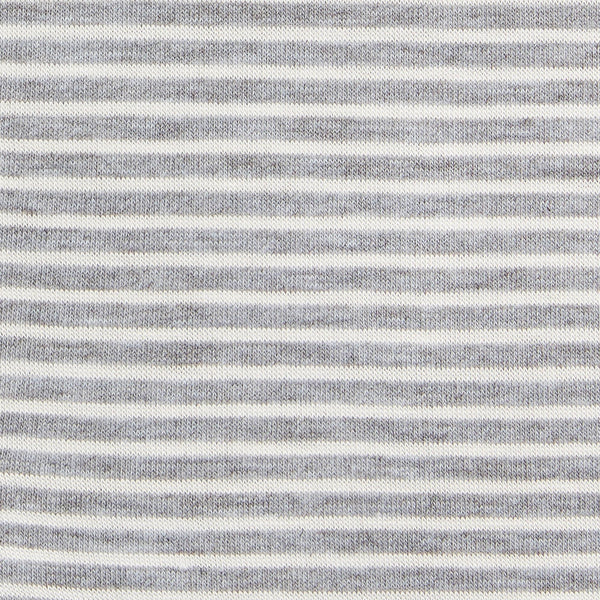 Crawford - Light Gray Horizontal Stripe, fabric swatch closeup