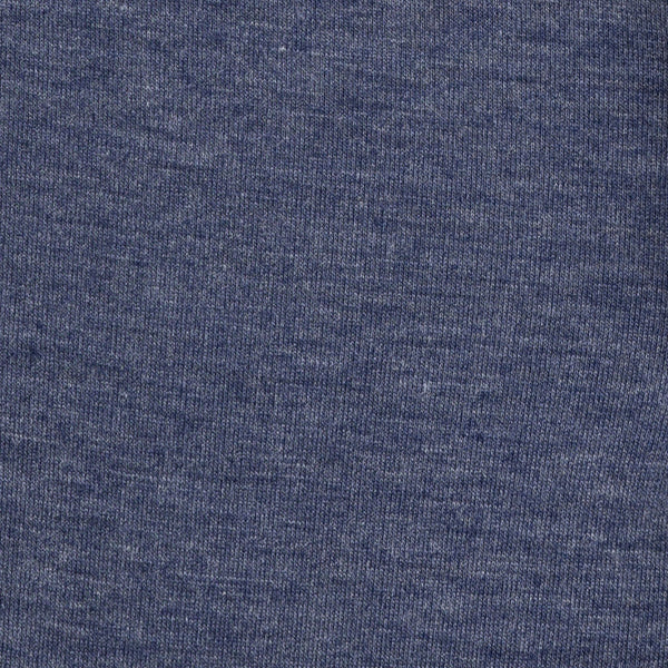 Dawson - Heathered Navy Blue Henley, fabric swatch closeup
