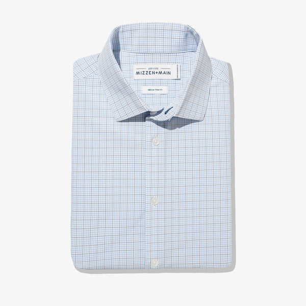 Dixon - Navy Light Blue Tattersall, featured product shot