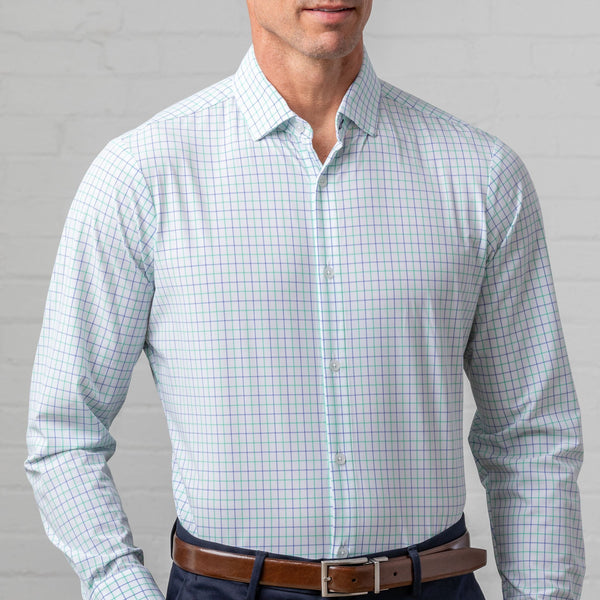 Hopkins - Light Green Check, lifestyle/model photo