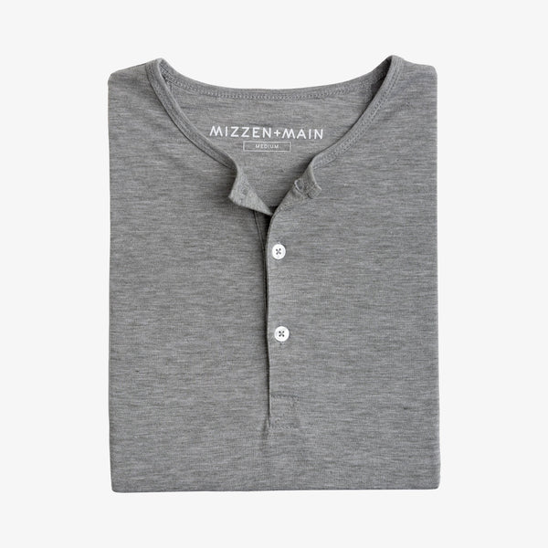 Inca - Heather Gray Henley, featured product shot