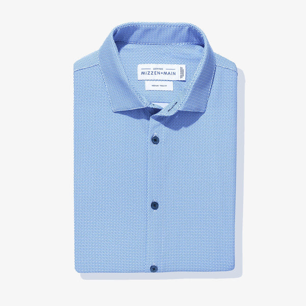 McClane - Blue Navy Mirco Square Print, featured product shot