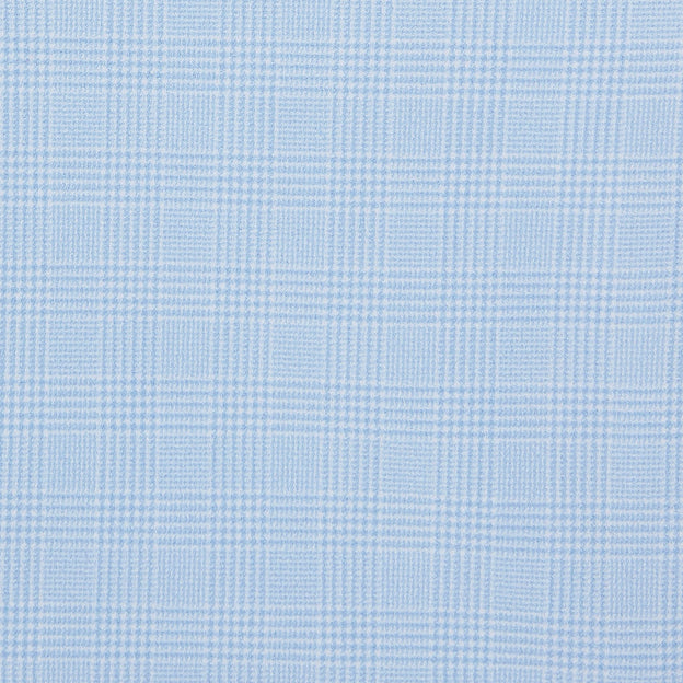 Light Blue Glen Plaid Close-up/Swatch