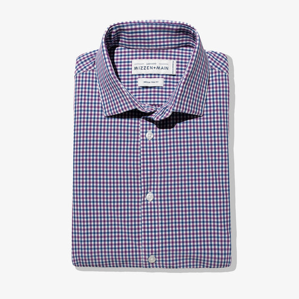 Montoya - Purple Blue Multi Check, featured product shot