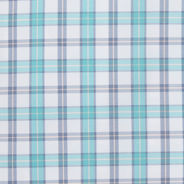 Shaw - Light Green Mini Plaid, fabric swatch closeup