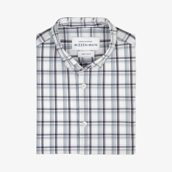 Sutherland - Navy Blue White Multi Plaid, featured product shot