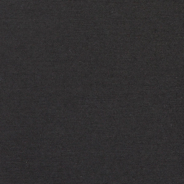 Tohono - Black Short Sleeve Henley, fabric swatch closeup