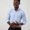 Williams - Light Blue Check, lifestyle/model photo