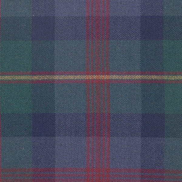 Yukon - Green Multi Plaid Flannel, fabric swatch closeup